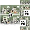 Panda Micro Building Blocks Puzzle Toy Plastic Material, Perfect Gift For Kids, 720-1782 Pieces Available