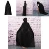Halloween Umhang Cosplay Sensenmann Vampir Hexe Zauberer Robe Party Erwachsene Kinder Schwarzer Umhang Cape
