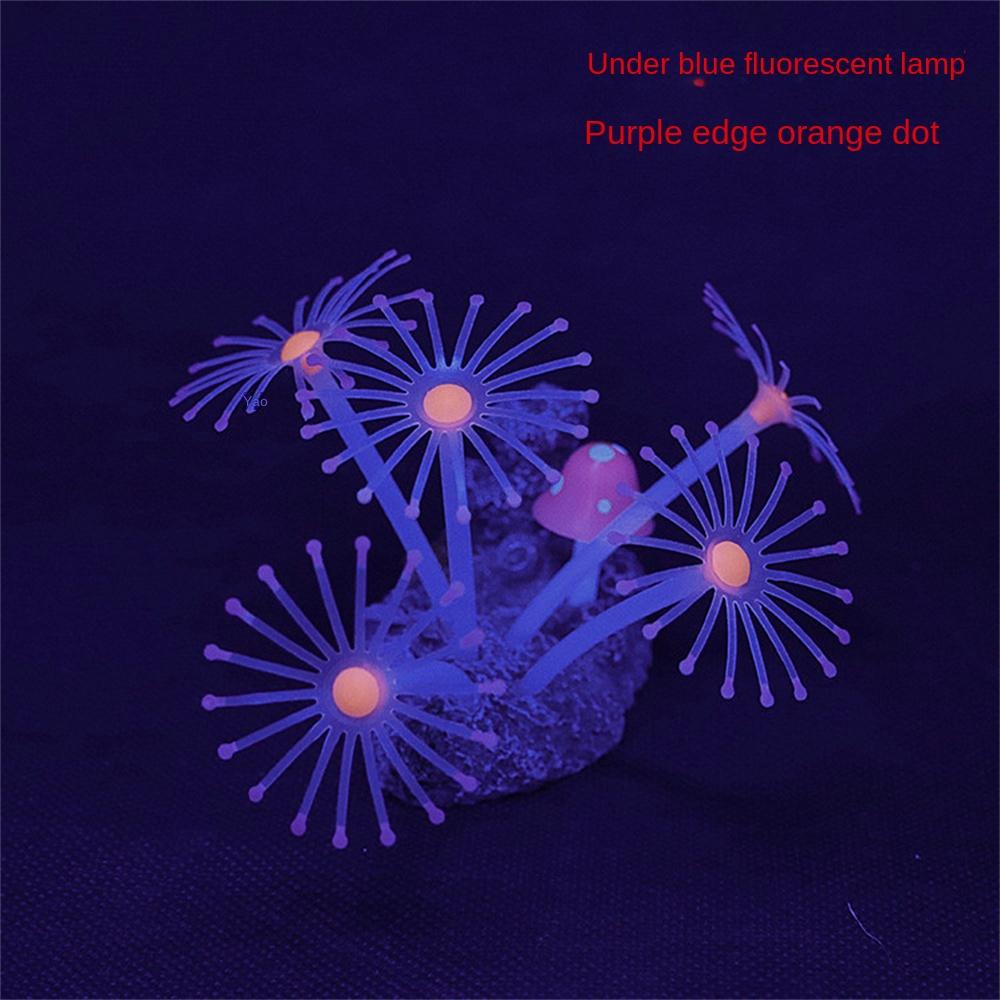 Simulation Koralle Aquarium Landschaftsbau Fischtank Dekoration Flexible Koralle Weiches Silikon Software Simulierende Koralle