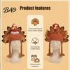 Thanksgiving Costume Supplies Funny Turkey Hat for Adults, Accessory, Novelty Soft Creative Role Play Knitted Women, Men, Fall Holiday Party Headpiece