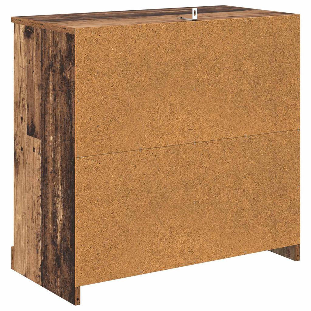 Sideboard Reclaimed Wood 70 x 35.5 x 67.5 cm Particleboard