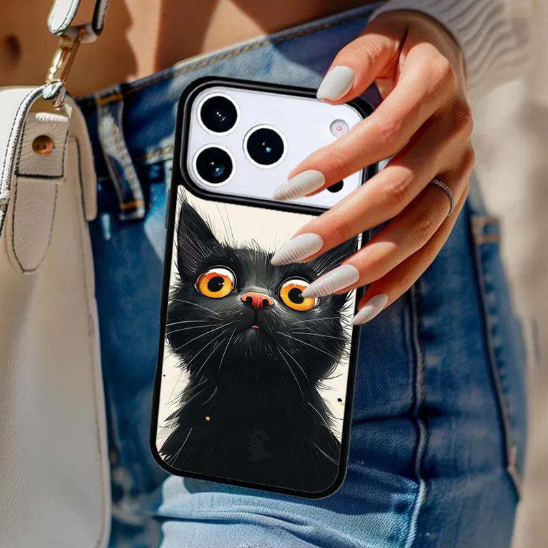 Süße Katzen-Handyhülle Für iPhone 17 Air 14 15 13 12 Max Hülle Für Apple 14 15 16 16e 11 Pro Max Plus