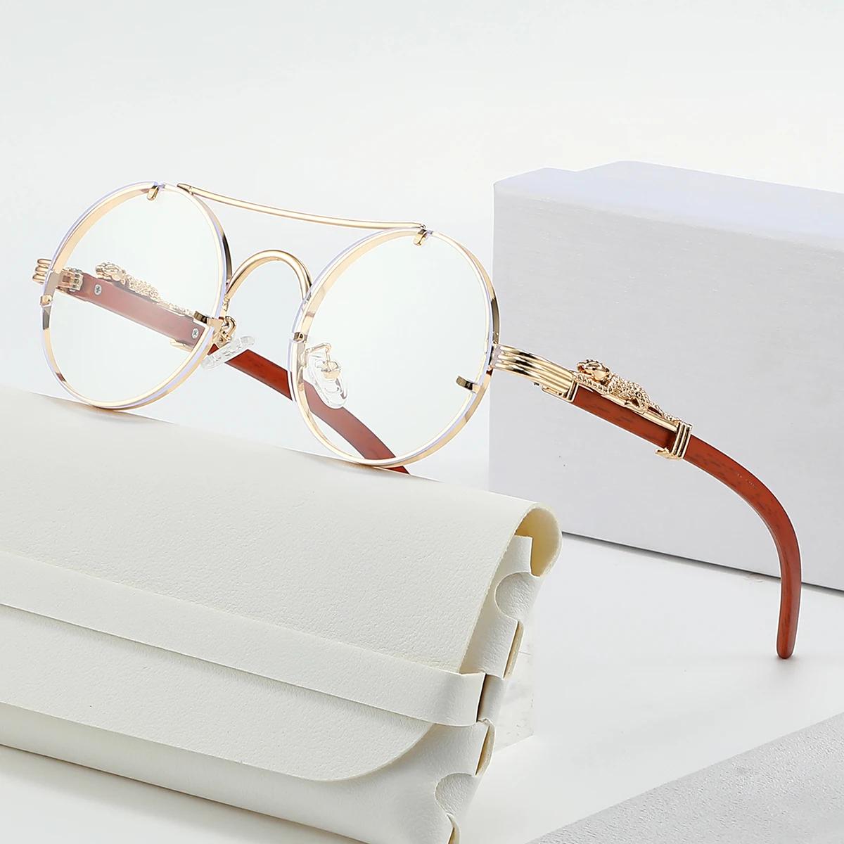 

Модные круглые мужские солнцезащитные очки большого размера, роскошный металлический дизайн, затемнения для украшения, женские солнцезащитные очки для путешествий, вождения, защитные очки