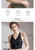 Plus Size Cross-Back Shockproof Sports Yoga Bra with Underarm Slimming Fit