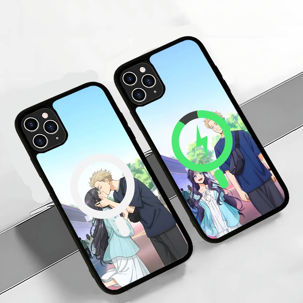 Anime Cute Kaoruko And Rintarou For Magsafe Magnetic Phone Case for iPhone 17 16 15 14 13 12 11 Plus Pro Max PC+TPU Cover