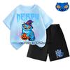 Kpop Demon Hunter 2026 Summer T-shirt Set: Cute Cartoon Style Outfits for Stylish Boys & Girls, Great as a Special Birthday Gift