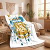 Argentina national football team Print Flannel Blanket Soft Warm Sofa Bed Throw Blanket For Home Office Bedroom