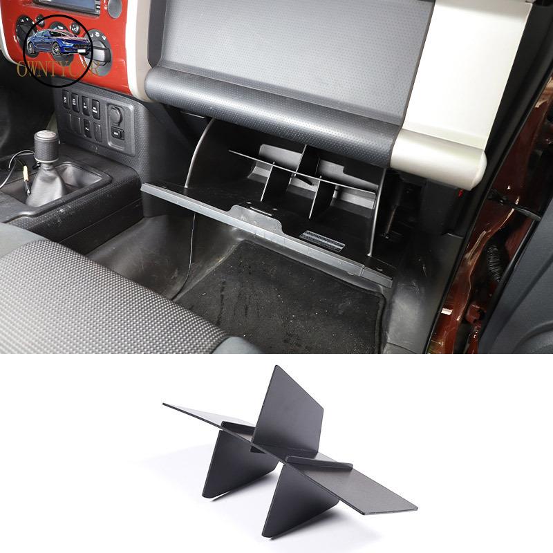 For Toyota FJ Cruiser 2007- ABS Black Glove Box Dividers Organizer ert Box Secondary Storage Car Accessories