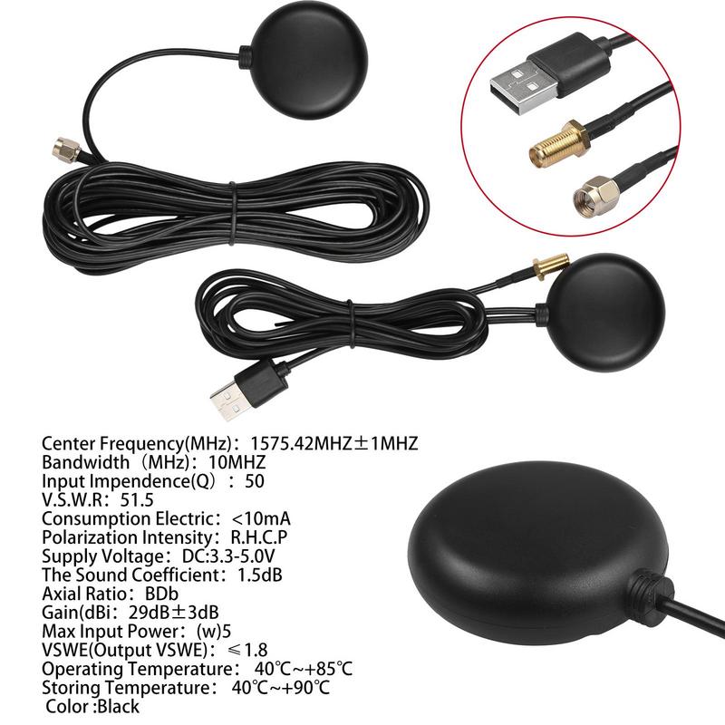 Amplificatore di Segnale Booster Antenna Impermeabile Ricevitore Universale Segnale GPS Per Navigazione Telefono Cellulare Glonass Satellite