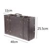 Leatner Suitcase British Decorative Travel Luggage Case Storage Box with Lock Wedding Decorations