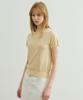 ARTID Linen Half-Neck Short-Sleeve Knit_Butter