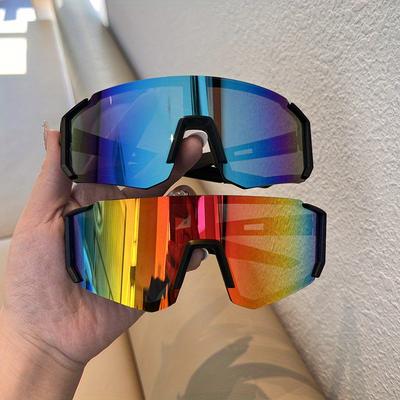 UV400 Fietszonnebril Heren Dames Fietsbril Zonnebril Buitensporten Fiets Stofdichte Bril Bril