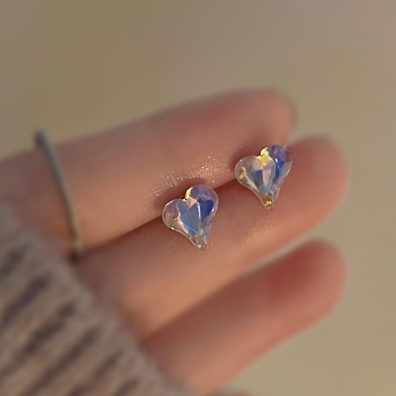 Gold Ring Earrings Women's Ear Buckles Light Luxury High-end Earrings Autumn and Winter Ring Earrings