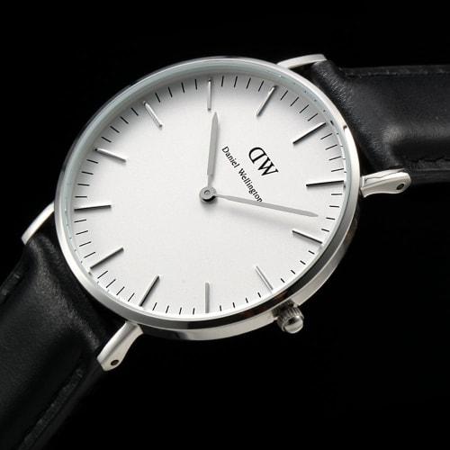 Daniel Wellington Classic Sheffield 36mm Silver Watch (0608DW) for Men and Women
