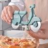 Motorcycle Pizza Wheel Cutter, Creative Bicycle Plastic Pizza Knife,Kitchen Gadgets Perfect For Slicing And Serving Pizza