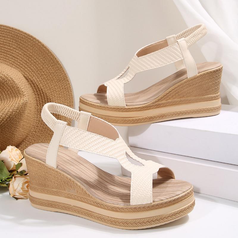 Fashion 2025Roman Style Summer Shoes New Super High-heeled Open-toe Sandales Female Fashion Platform Shoes Large Size