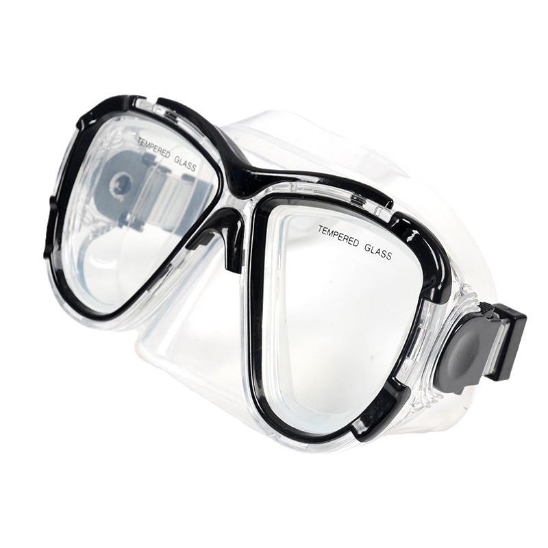 Diving goggles, silicone snorkeling glasses