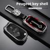 Car Sticker 2025 Hot Car Smart Key Bag Is Suitable for Peugeot 308 3008 508 5008 408 4008 208 301 407 Cool Zinc Alloy Car Key Re
