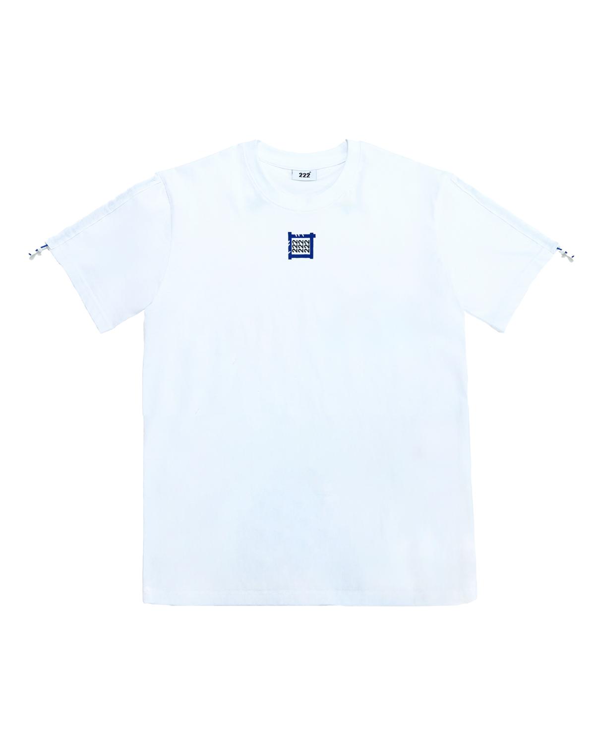 One Two Two Oversize String Patch T-Shirt Ver.2 White