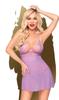 Nightdress And Matching Thong Purple Bedtime Story Ph0080 Pur