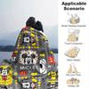 1pc, Cozy Mickey Mouse Home Decor Blanket: Perfect Gift for Bedroom, Living Room, Travel, Camping, Car