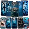 Haifisch Handyhülle Für iPhone 17 Air 16 Plus 13 15 14 12 11 Pro MAX 7 8 SE Weiche TPU Stoßfeste Hülle Funda