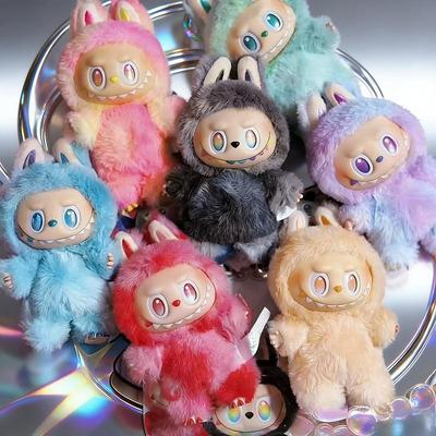 Yeni Labbubu V3 The Monsters Enerjiye Düşkün Seri Vinil Kolye Kutusu Kawaii Figür Yüzü Sevimli Aksiyon Bebek Anahtarlık Dekor Hediye