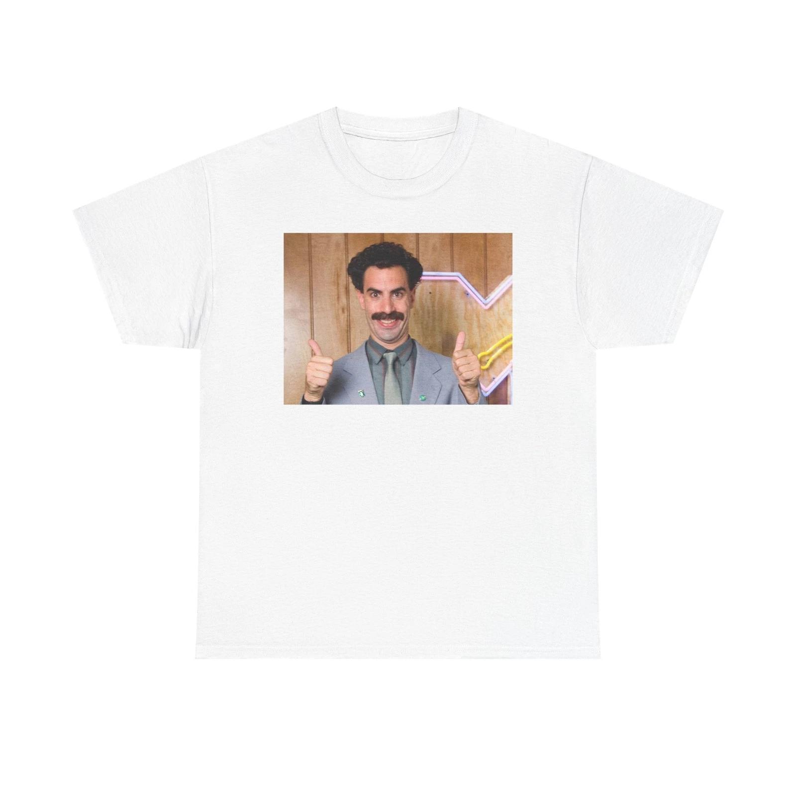 Men s and Women s T-shirts Borat Thumbs up M