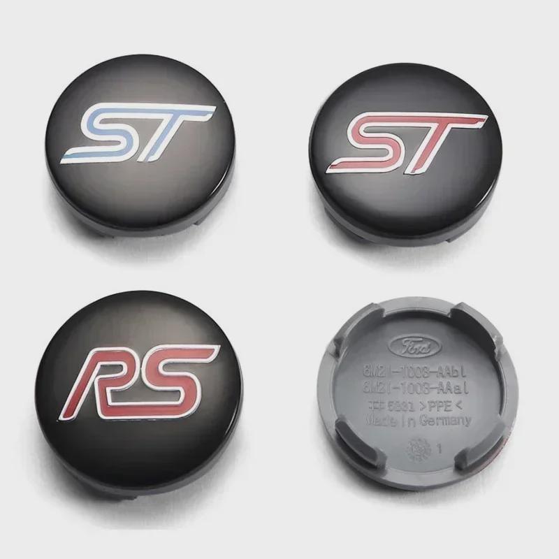 54MM Car Wheel Center Hub Cover Caps Accessories For For-d ST Fusion Escape Explorer Edge Mondeo Focus Ecosport Fiesta Kuga ST S-helby M-ustang Taurus