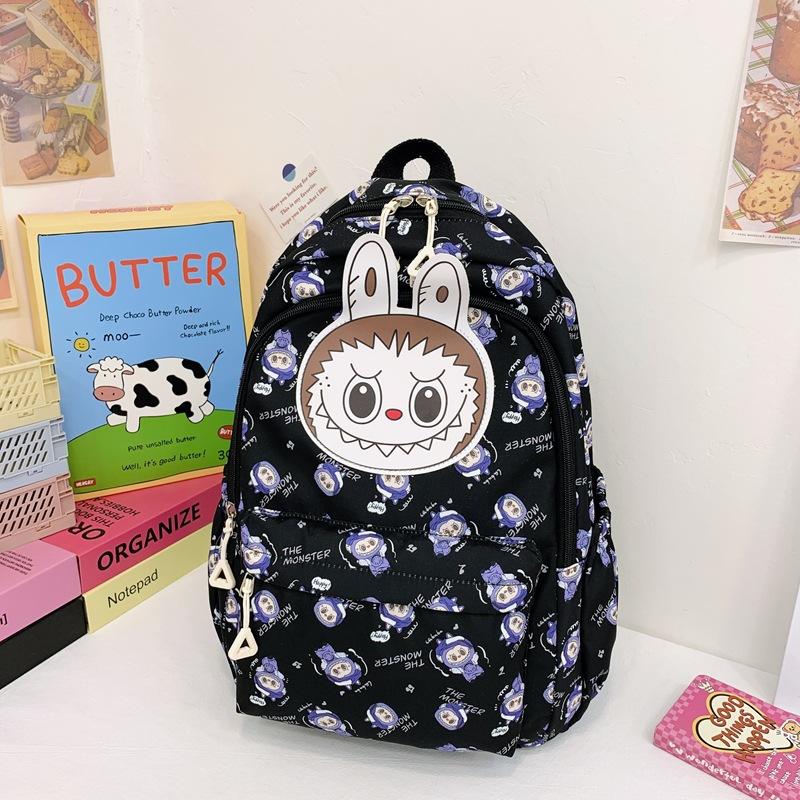 Kindergarten Primary School Students Schoolbag Cute Cartoon Foreign Style Printing Children'S Backpack Large Capacity Children'S Backpack