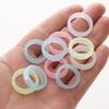 10 Pcs Candy Color Resin Ring Fashion Stackable Rings Y2K Luminous Ring Jewelry