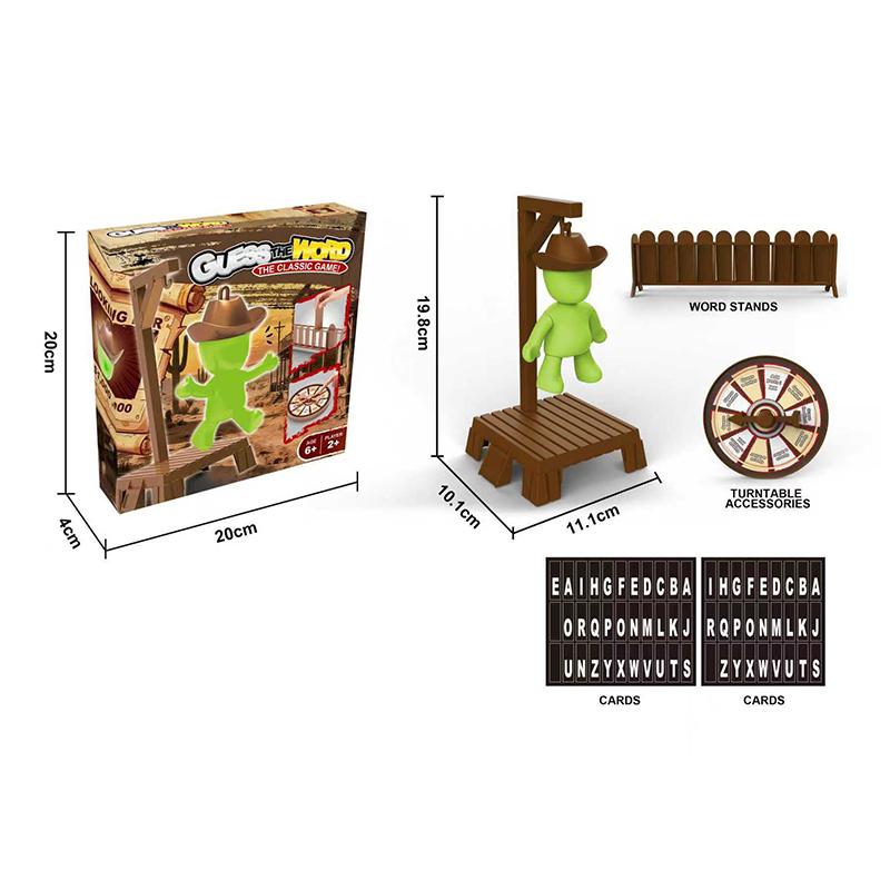 Magnetic Hangman Board Games Mystery Guessing Word Game Glow In The Dark Guessing Word Before Interaction Hank Falls Table Game as the picture