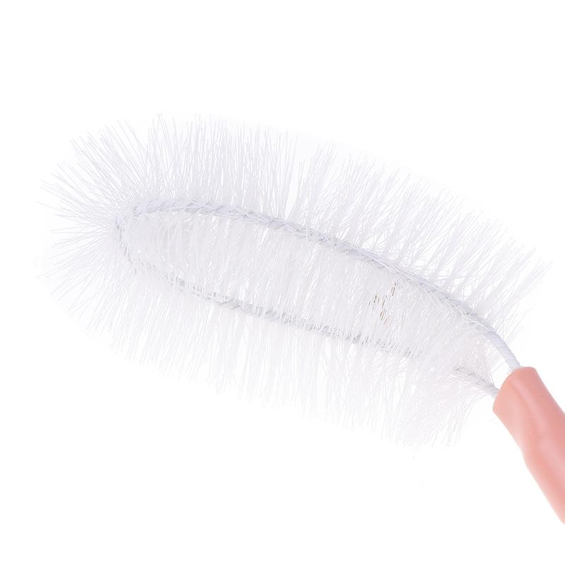 Household Bucket Washing Brush With Stainless Steel Rod Long Handle Cup Scrubber Kitchen Water Dispenser Cleaning Brush
