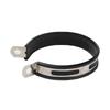 10cm/11cm RoundStainless Steel & Carbon Finer Motorcycle Exhaust Clamp Muffler Supporting Bracket Mount Clamp Strap