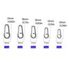 100Pcs High Strength Fishing Oval Split Rings Stainless Steel Split Rings Fishing Lures Connector Lures Rings Enduring