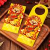 Creative 2-in-1 Red Envelope Chinese Style Exquisite Door Handle Lucky Bag Traditional Red Packet Children Gift