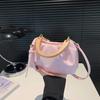 Hot Sale Fashion Versatile Sewing Thread Crossbody Bags  Light Luxury High Quality Solid Zipper PU Women's Handbags