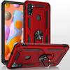 For Samsung M11 Armor Shockproof Case for Samsung Galaxy M11 Military Protective Magnet Holder Ring Case Cover for M 11