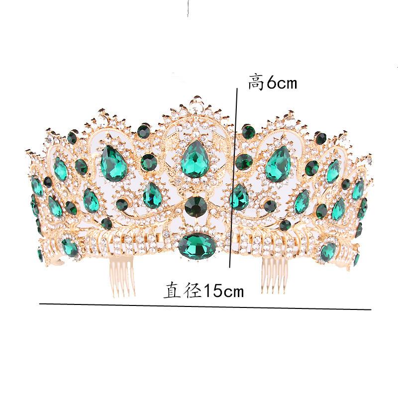 Brautkrone, Strass Haaraccessoires Kopfschmuck Luxuskrone Hochzeitshaaraccessoires