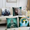 Aurora Aksnes Singer Pillow Case Square Pillow Bedroom Sofa Leisure Comfort Cushion Car Living Room Home Decoration