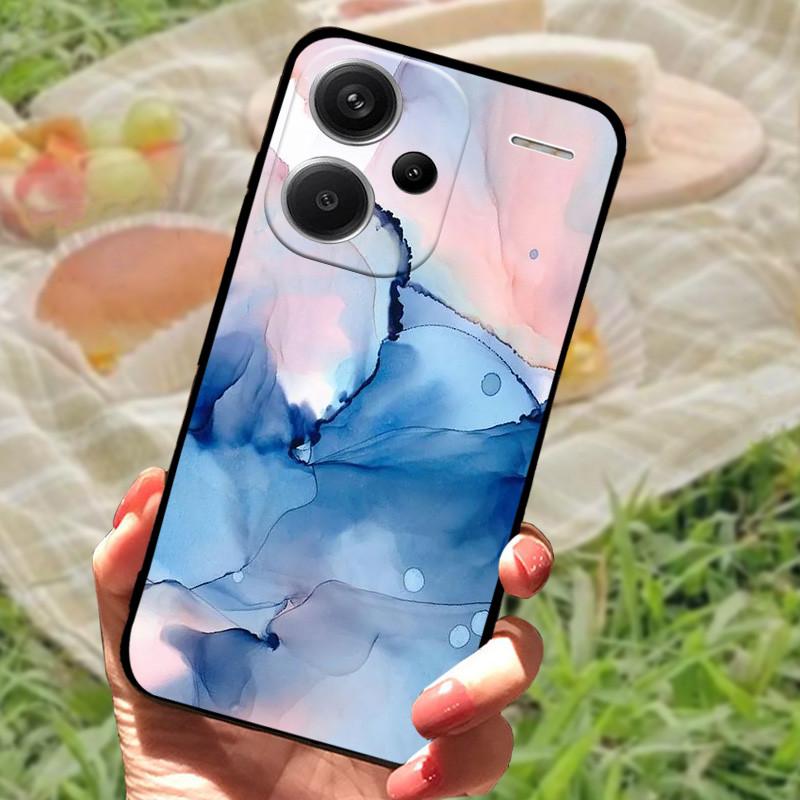 For Xiaomi Redmi Note 13 Pro Plus Cases Soft TPU Marble Phone Back On Redmi Note13 Pro+ Silicon Cover Note13Pro Plus 5G Funda