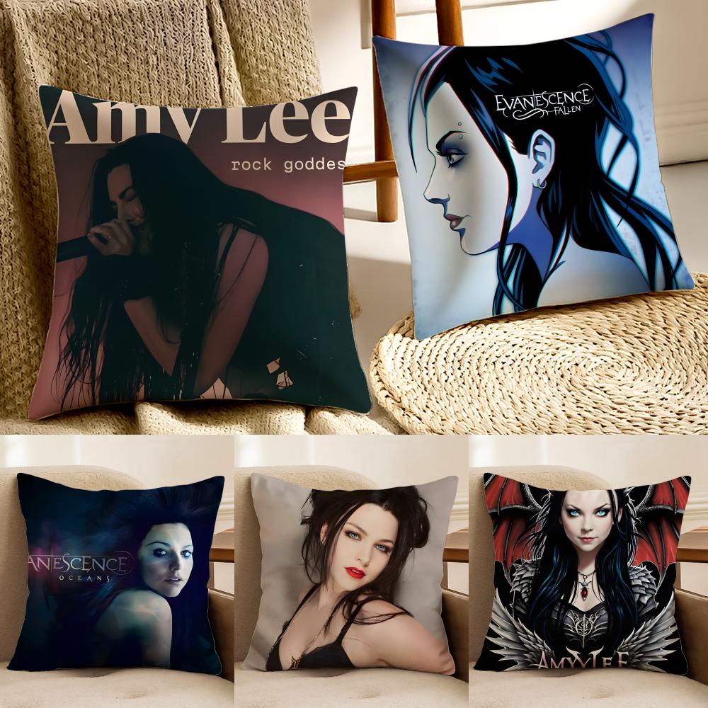 band gothic EEvanescence AAmy LLee Cushion Cover Pillowcase Antidustmite living Room Sofa Decor Cushion Room