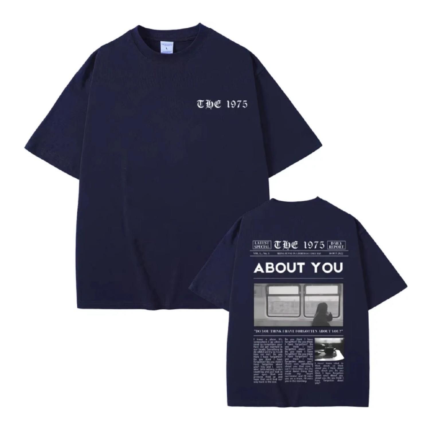 

Британская группа The 1975 Being Funny in A Foreign Language about You Принт Футболка Мужская Женская Хип-хоп Винтаж Рок Харадзюку Футболки S чёрный