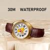 Disney Original Unisex Ladies Girls Quartz Watch Winnie The Pooh Bee Cartoon Clock Date Waterproof Luminous