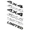 3D Metal Car Trunk Badge Stickers For 4X4 Limited Letters Emblem Logo
