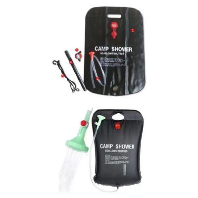 Outdoor Camping Folding Water Storage Bag With Showerhead 20L Beach Swimming Solar Heated Bathing Water Bag Enduring