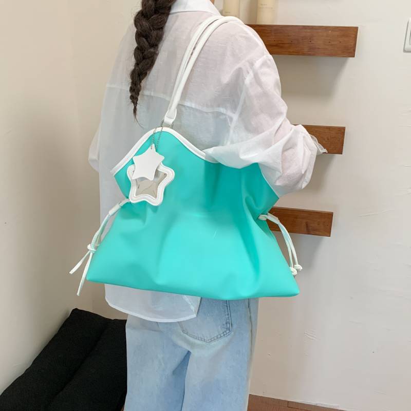 Cloud Bag With Drawstring Large Capacity For Commuting Women