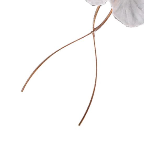 Hook Earrings Fashion Elegant Petal Shape Long Dangle Design Earrings for Women