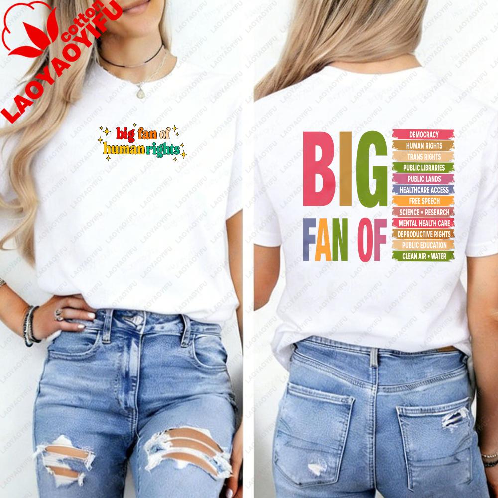 Big Fan of HuUnisex Rights Retro Vintage Tshirt Radicalized By Basic Decency Sweatshirt Everyone Welcome Hoodie Gift for Liberal
