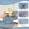1PCS/10PCS 90*180cm Voile Cheesecloth Table Runner Semi-Sheer Gauze Dining Table Decoration for Wedding Brithday Party Christmas